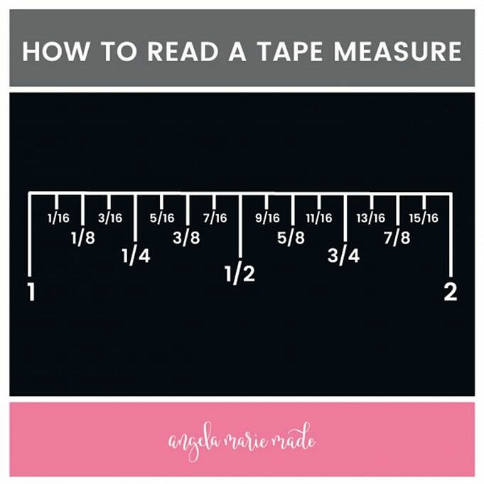 How To Read A Tape Measure Guide